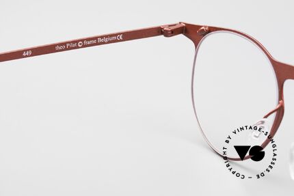 Theo Belgium Pilat Große Panto Designerbrille, Größe: large, Passend für Herren und Damen
