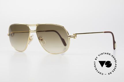 Cartier Tank - M Luxus Designer Sonnenbrille, Tank: Modell aus der alten 'Rimmed Serie' von CARTIER, Passend für Herren