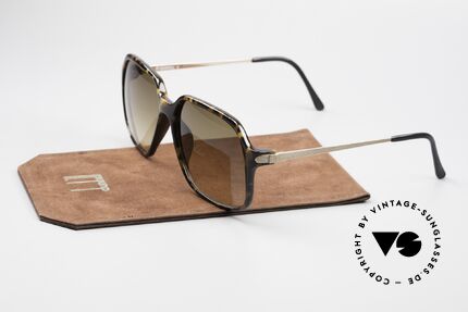 Dunhill 6108 Jay Z Hip Hop Sonnenbrille, edle Sonnengläser in braun-Verlauf, 100% UV Schutz, Passend für Herren