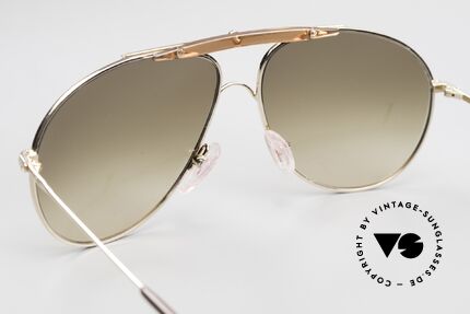 Alpina PC73 ProCar Serie Sonnenbrille - XL, vergoldet; XL Größe 63-14 (ggf. auch optisch verglasbar), Passend für Herren
