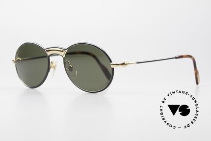 Aston Martin AM01 Ovale Brille Gentleman Style, extrem hochwertige entspiegelte Mineralgläser; 100% UV, Passend für Herren