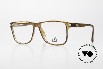 Dunhill 6055 Johnny Depp Nerd Stil Brille, angesagte 'Nerdbrille' in SMALL Größe 53-13, 135, Passend für Herren