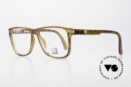 Dunhill 6055 Johnny Depp Nerd Stil Brille, herausragende Top-Qualität (Fassung aus OPTYL), Passend für Herren