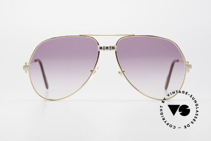 Cartier Vendome Santos - M James Bond Sonnenbrille 80er, wurde 1983 veröffentlicht & dann bis 1997 produziert, Passend für Herren und Damen