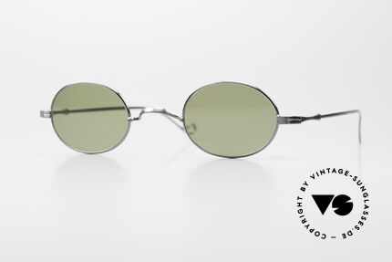 Lunor II 10 Ovale Sonnenbrille Gunmetal, ovale vintage Sonnenbrille der alten Lunor "II" Serie, Passend für Herren und Damen Lunor II 10 Ovale Sonnenbrille Gunmetal, ovale vintage Sonnenbrille der alten Lunor "II" Serie, Passend für Herren und Damen