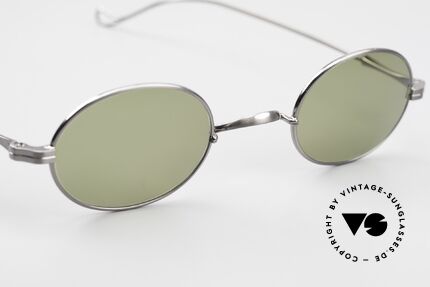 Lunor II 10 Ovale Sonnenbrille Gunmetal, altes, ungetragenes LUNOR Original mit dem W-Steg, Passend für Herren und Damen Lunor II 10 Ovale Sonnenbrille Gunmetal, altes, ungetragenes LUNOR Original mit dem W-Steg, Passend für Herren und Damen