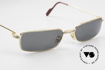 Cartier Square Customized Special Edition, ein wahres individuelle Luxus-Unikat; 22 karat vergoldet, Passend für Herren