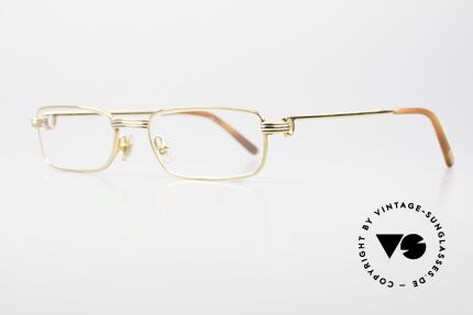 Cartier Square Reading Lesebrille Customized Edition, Cartier Mod. Rivoli Größe 52/18 modifiziert als Lesebrille, Passend für Herren und Damen