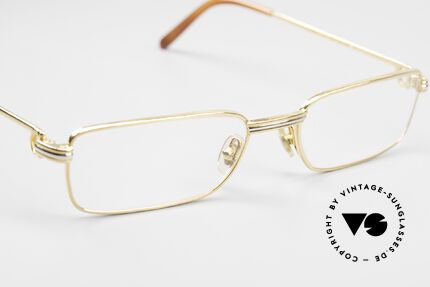 Cartier Square Reading Lesebrille Customized Edition, ein wahres individuelle Luxus-Unikat; 22 karat vergoldet, Passend für Herren und Damen