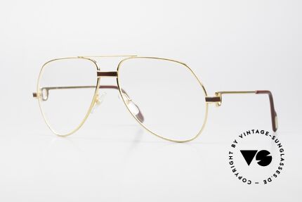 Cartier Vendome Laque - M Original 80er Luxusbrille Aviator Details