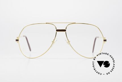 Cartier Vendome Laque - M Original 80er Luxusbrille Aviator, wurde 1983 veröffentlicht & dann bis 1997 produziert, Passend für Herren und Damen