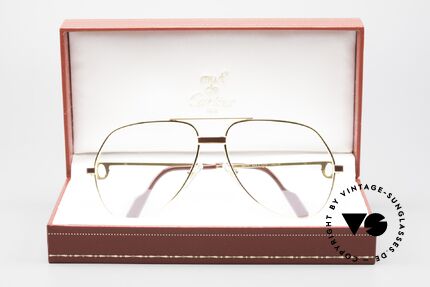 Cartier Vendome Laque - M Original 80er Luxusbrille Aviator, Größe: medium, Passend für Herren und Damen