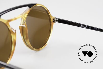 Persol 650 Ratti Runde 80er Sonnenbrille Unisex, Größe: small, Passend für Herren und Damen
