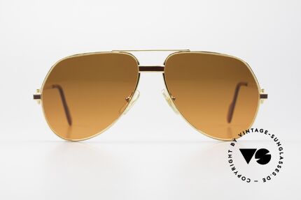 Cartier Vendome Laque - M Luxus Sonnenbrille Aviator, wurde 1983 veröffentlicht & dann bis 1997 produziert, Passend für Herren und Damen