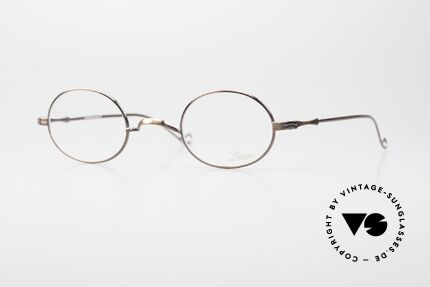 Lunor II 10 Limited Edition Antik Bronze, ovale vintage Brille der Lunor II Serie, Metallfassung, Passend für Herren und Damen Lunor II 10 Limited Edition Antik Bronze, ovale vintage Brille der Lunor II Serie, Metallfassung, Passend für Herren und Damen