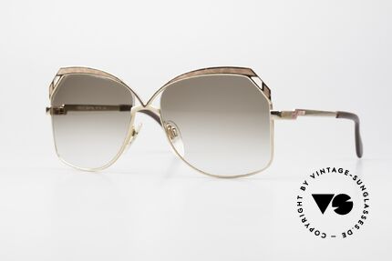 Cazal 219 Echt 80er Damen Sonnenbrille, vintage Designerbrille aus dem Hause CaZal, Passend für Damen