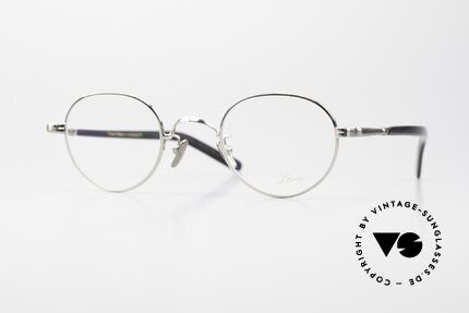 Lunor VA 108 Runde Unisex Pantobrille PP AS, alte Lunor Brillenfassung; sehr seltene Ausführung, Passend für Herren und Damen