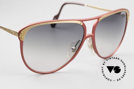 Alpina M3 Vintage Damen Sonnenbrille, ungetragenes Original; ein Hingucker; 100% UV Schutz, Passend für Damen