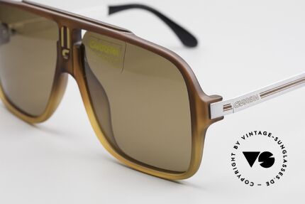 Carrera 5557 Rare 80er Brille Polarisierend, Herrenmodell mit polarisierenden Gläsern (100% UV), Passend für Herren