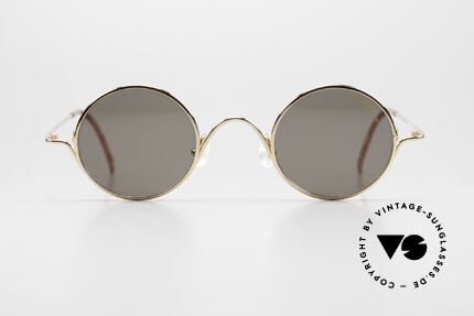 Carrera 5566 Runde Vintage Sonnenbrille, zeitloses 90er Jahre Original im 'John Lennon Stil', Passend für Herren und Damen