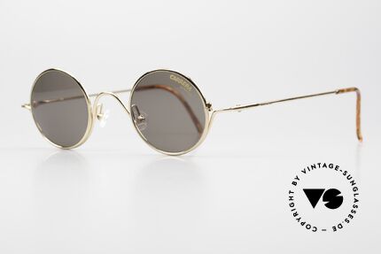 Carrera 5566 Runde Vintage Sonnenbrille, sehr stabil & angenehm zu tragen (nur 16g leicht), Passend für Herren und Damen