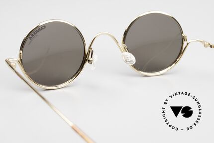 Carrera 5566 Runde Vintage Sonnenbrille, KEINE retro Sonnenbrille; ein alter Brillen-Klassiker!, Passend für Herren und Damen