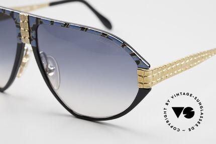 Alpina MC1 80er Monte Carlo Sonnenbrille, extrem hochwertige Verzierungen & VERGOLDET, Passend für Herren und Damen