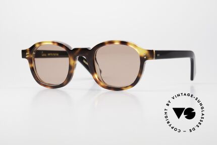 Lesca Brut Panto 8mm Upcycling Acetate Collection, neue LESCA Sonnenbrille aus altem vintage Acetat, Passend für Herren und Damen