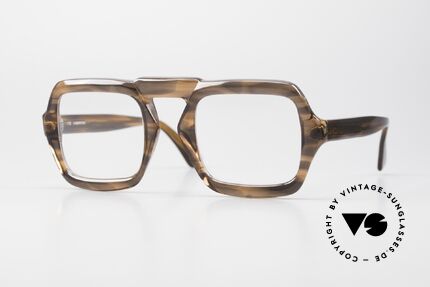 Metzler 7002 Marwitz Alte Original Brille, orig. MARWITZ Brillenfassung aus den 70ern/80ern, Passend für Herren