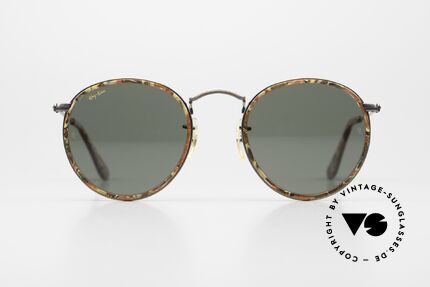 Ray Ban Round Metal 49 Runde Mosaik Sonnenbrille B&L, ein zeitloser Klassiker in absoluter TOP-Qualität, Passend für Herren und Damen
