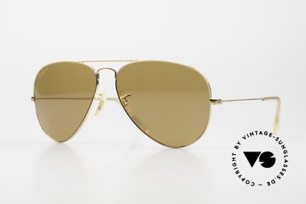 Ray Ban Large Metal Driving Chromax Sonnenbrille, 1980er USA Ray Ban Sonnenbrille in Größe 58/14, Passend für Herren und Damen