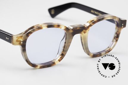 Lesca Brut Panto 8mm Sonnenbrille Upcycling Acetate, gleiche Materialien, Größen, Formen und Qualitäten, Passend für Herren und Damen