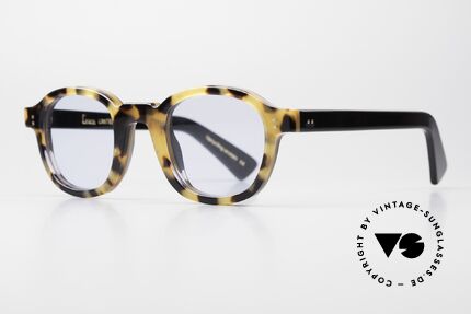 Lesca Brut Panto 8mm Sonnenbrille Limited Acetat, Upcycling: Aufwertung alter Materialien / Rohstoffe, Passend für Herren und Damen
