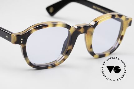Lesca Brut Panto 8mm Sonnenbrille Limited Acetat, gleiche Materialien, Größen, Formen und Qualitäten, Passend für Herren und Damen