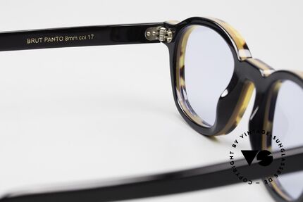 Lesca Brut Panto 8mm Sonnenbrille Limited Acetat, limitiert, da vintage Acetat nur noch wenig vorhanden, Passend für Herren und Damen