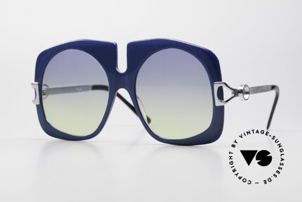 Marie Claire 330 XXL 70er Sonnenbrille Damen, große 70er vintage Sonnenbrille von Marie-Claire, Passend für Damen