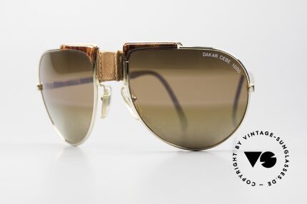Cebe Dakar 1000 Echte 80er Rallye Sonnenbrille, vintage Cebe Sportbrille für den extremen Einsatz, Passend für Herren