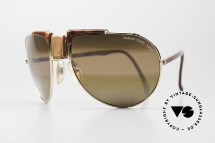 Cebe Dakar 1000 Echte 80er Rallye Sonnenbrille, ultra hart getestet durch die afrikanische Wüste, Passend für Herren