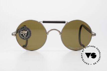 Cebe 301 Runde Ski Sportsonnenbrille, stabiler Metallrahmen & flexible Bügel für idealen Halt, Passend für Herren und Damen
