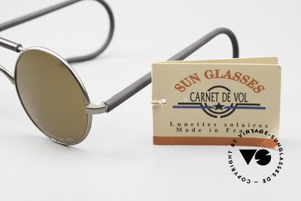 Cebe 301 Runde Ski Sportsonnenbrille, Größe: small, Passend für Herren und Damen