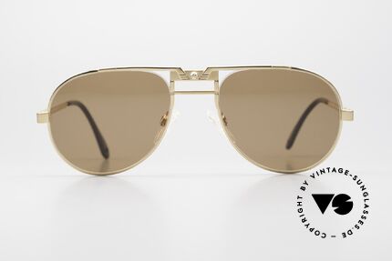 Cazal 750 Golf Edition Titanium Vintage Sonnenbrille, mit Golfschläger und Golfball Applikationen, Passend für Herren