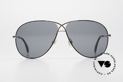 Cazal 728 80er Piloten Sonnenbrille Large, CAZALs Antwort auf den Ray-Ban Aviator Style, Passend für Herren