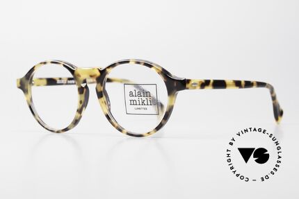 Alain Mikli 6921 / 026 Kleine Panto Brille Schildpatt, im Stile der alten 'Tart Optical Arnel' aus den 60ern, Passend für Herren und Damen