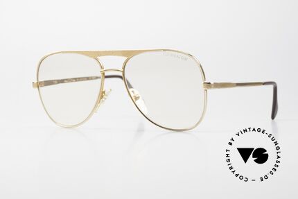 Michael Pfeiffer 601 Gold Doublé Brille Automatikglas, alte 80er Gold-Doublé Sonnenbrille; West Germany!, Passend für Herren