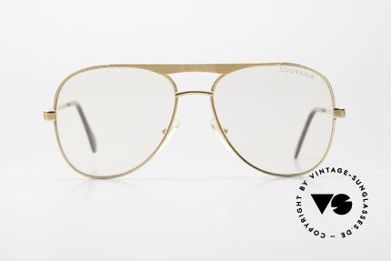 Michael Pfeiffer 601 Gold Doublé Brille Automatikglas, Herrenmodell aus 25/000 Walzgold Doublé, Gr. 54-16, Passend für Herren
