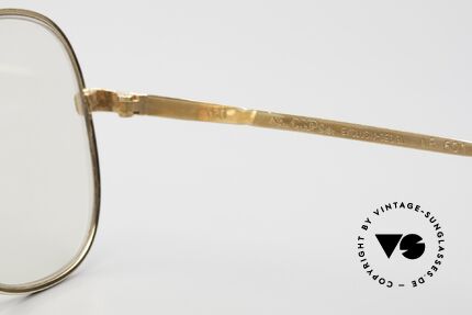 Michael Pfeiffer 601 Gold Doublé Brille Automatikglas, KEINE Retrobrille; sondern ein 40 Jahres altes Original, Passend für Herren