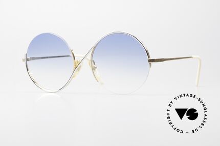 Casanova FC9 Kunstbrille Und Sammlerbrille, zauberhafte Casanova vintage Brille von circa 1985, Passend für Damen