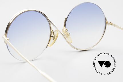 Casanova FC9 Kunstbrille Und Sammlerbrille, ungetragenes Einzelstück; blaue Gläser (100% UV), Passend für Damen