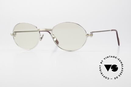 Cartier Saint Honore Gläser Verdunkeln Automatisch, ovale VINTAGE Cartier Sonnenbrille von circa 1998, Passend für Herren und Damen