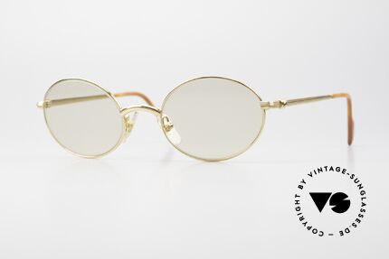 Cartier Sorbonne Ovale Luxus Vintagebrille 90er, ovale vintage Cartier Designerbrille von ca. 1997, Passend für Herren und Damen